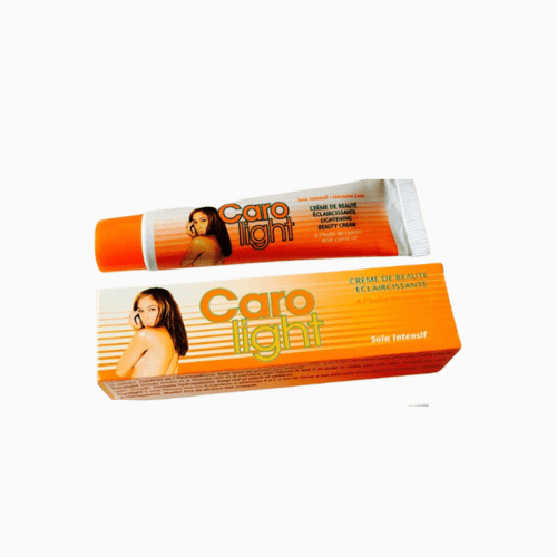 Caro Light Tube. This potent cream helps to brighten and even out skin tone, diminishing dark spots and blemishes