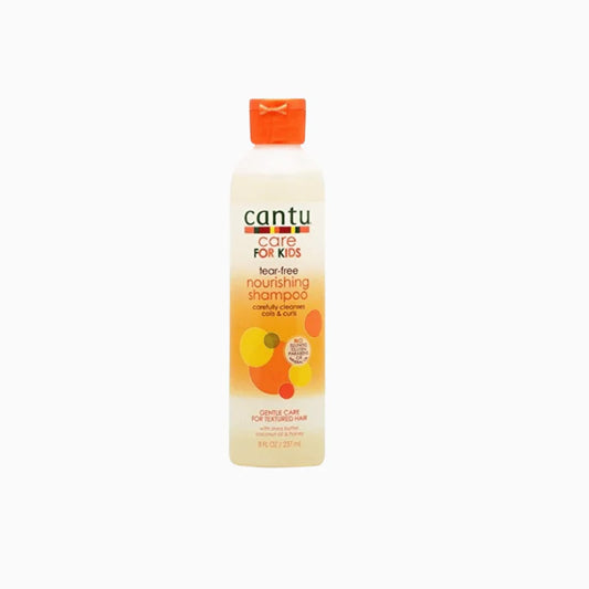 Enriched with shea butter, coconut oil, and honey to moisturize and nourish hair, leaving it soft and manageable.