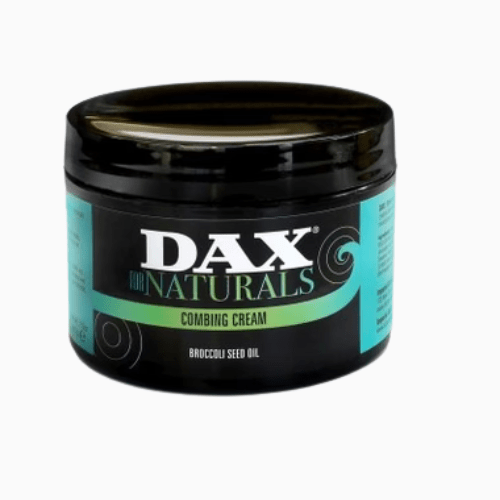 Dax Naturals combing cream jar on a white background