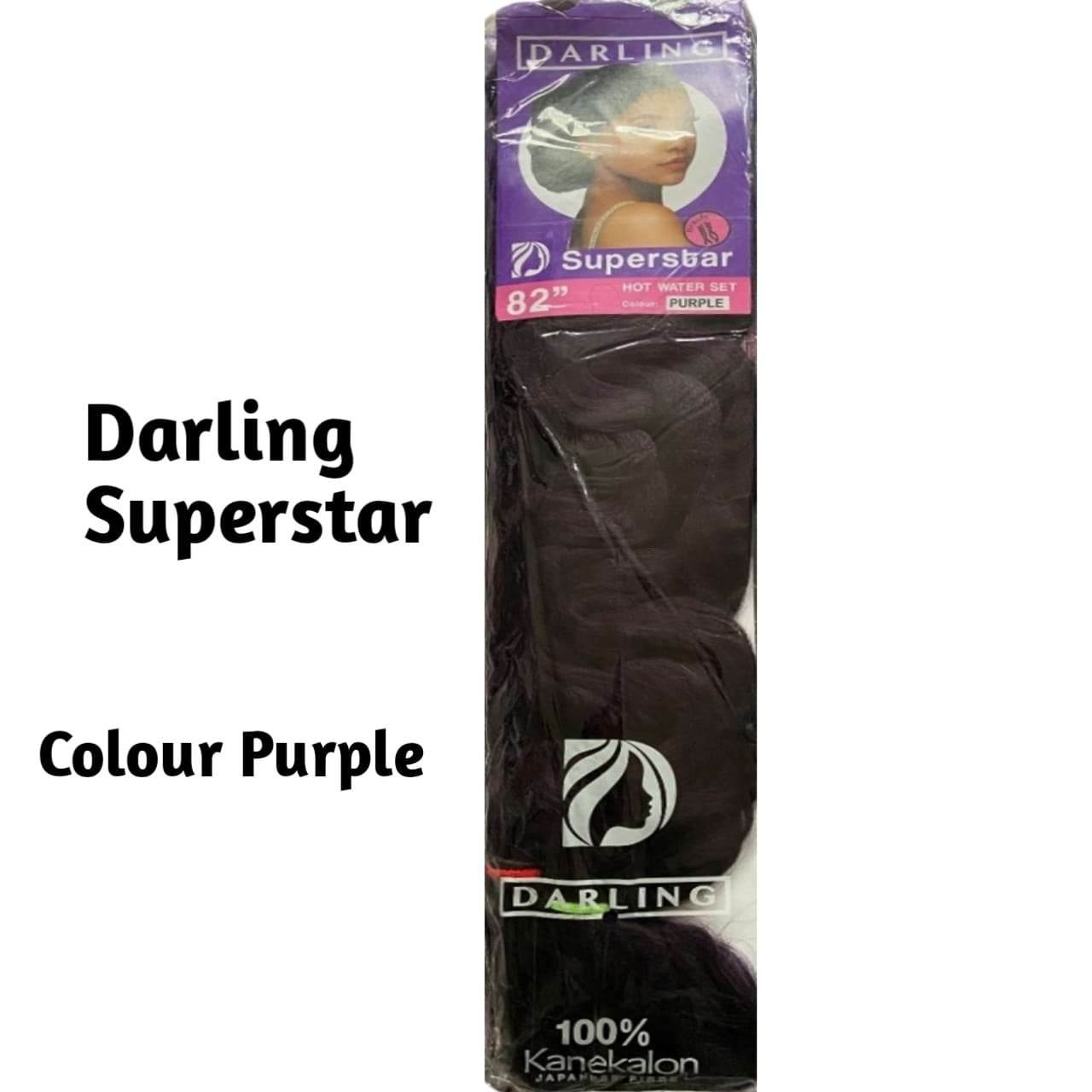 This high-quality braiding hair offers a rich, vibrant purple hue that’s both durable and easy to style.