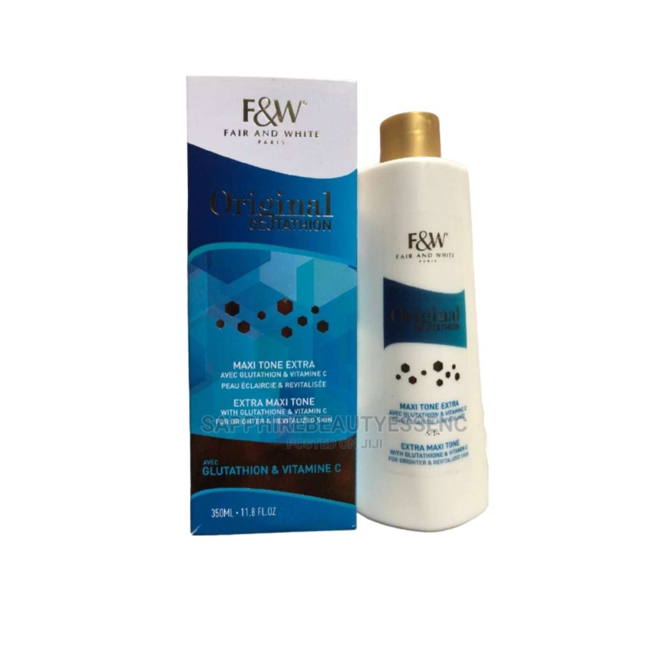 Fair & White Original Glutathione Body Lotion | Brighten & Rejuvenate Skin Francky Afo Mart Fair & White Original Glutathione Body Lotion | Brighten & Rejuvenate Skin Francky Afo Mart