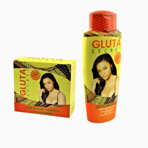 Achieve brighter, glowing skin with Gluta Secret Lotion & Soap. Enriched with glutathione and vitamins for soft, radiant, even-toned skin.