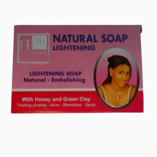 Formulated with natural ingredients, this soap gently lightens and revitalizes your skin, providing a brighter, more even tone while leaving your skin refreshed and clean.