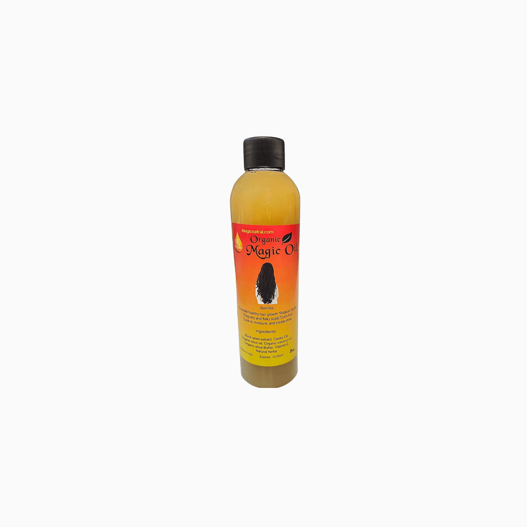 a nourishing blend of natural oils that promotes healthy growth, reduces breakage, and adds shine. Ideal for all hair types.