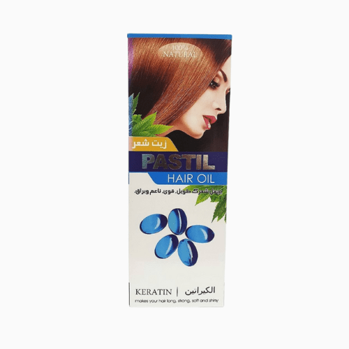 Infused with keratin, this restorative oil strengthens and repairs damaged hair, reducing breakage and improving shine