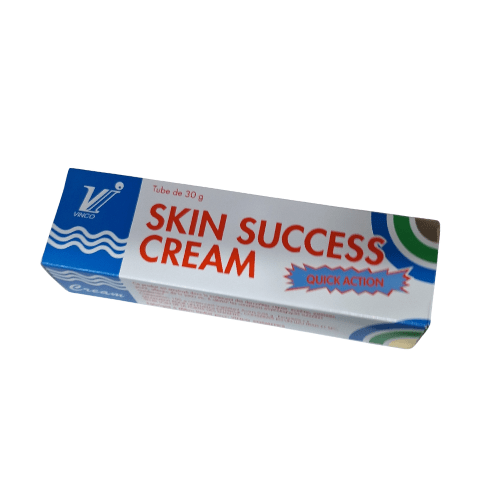 Box of Skin Success Cream on a white background