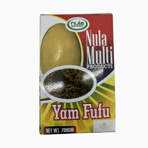 Made from pounded yam, this traditional dish offers a smooth, dough-like texture perfect for pairing with your favorite soups and stews. Easy to prepare and delicious