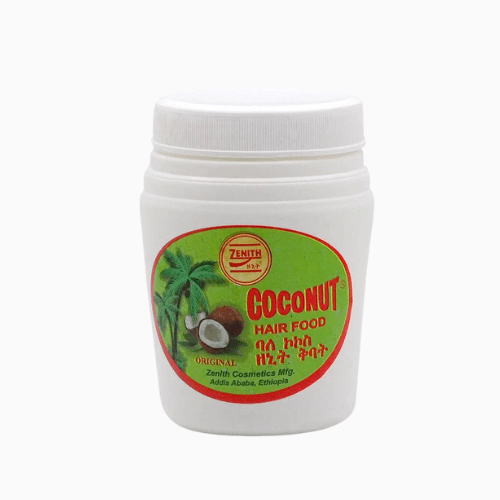 Pamper your hair with Zenith Coconut Oil Hair Food 350g. Infused with coconut oil, it deeply nourishes, strengthens, and revitalizes dry, damaged hair for a healthy, shiny look.