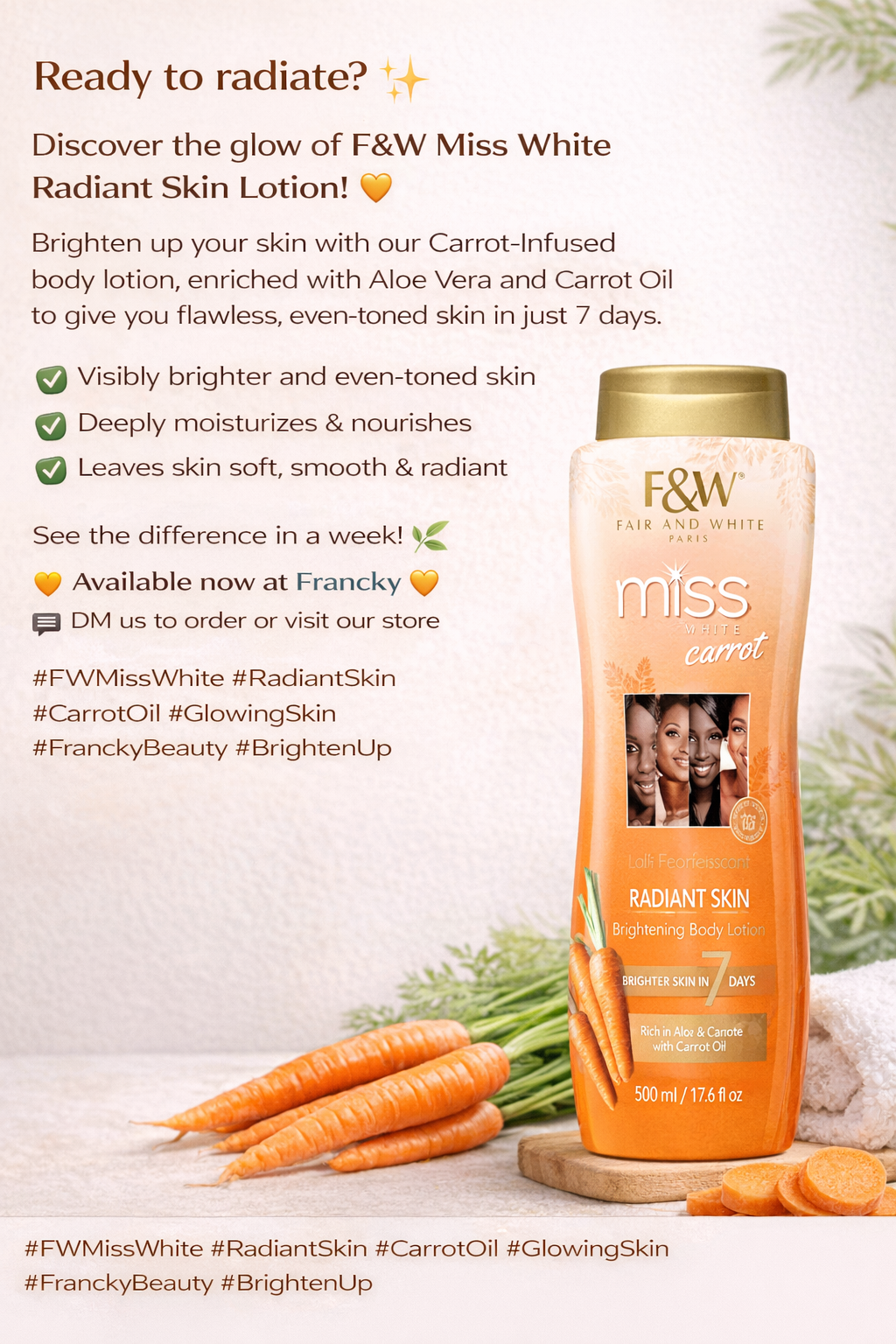 Fair &amp; White Miss White Lotion