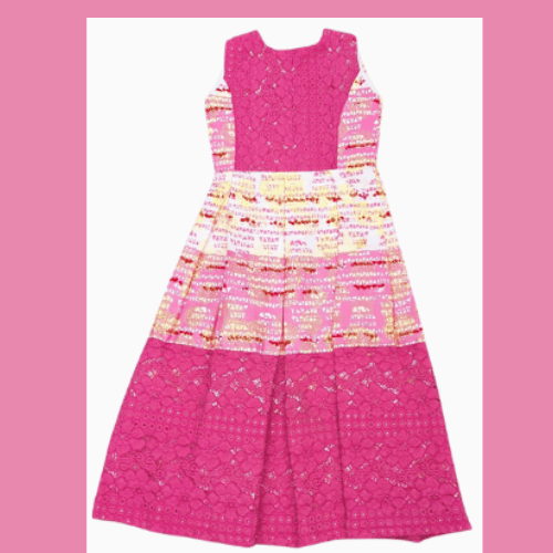 Colorful Ready-Made Girls' Dress – Stylish & Comfortable