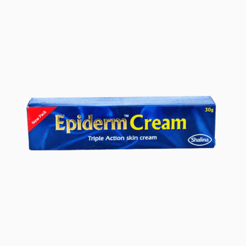 Epiderm Cream. This intensive moisturizer helps soothe and heal dry, damaged skin, providing deep hydration and restoring skin’s natural barrier