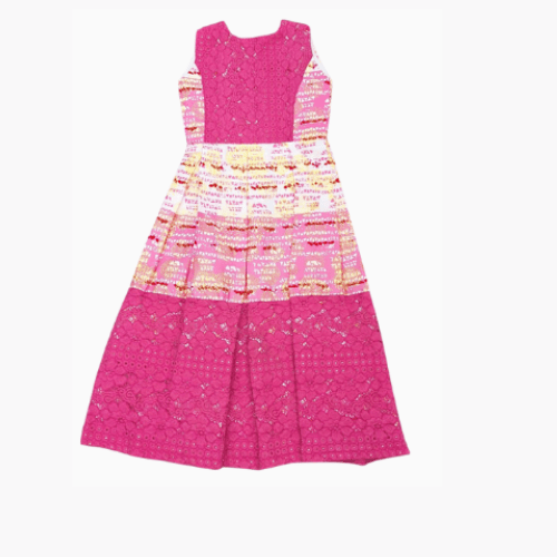 Colorful Ready-Made Girls' Dress – Stylish & Comfortable