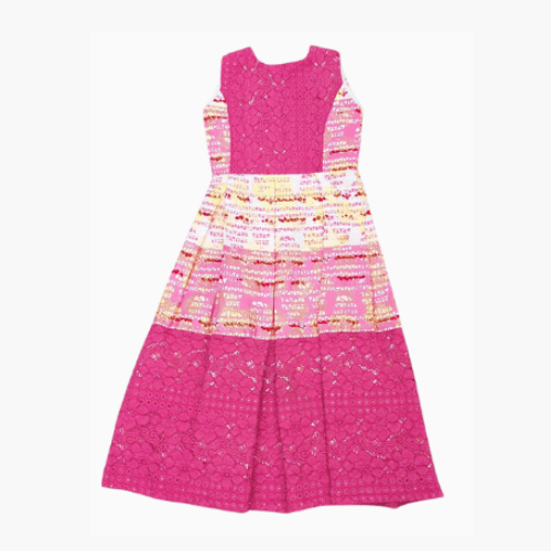 Colorful Ready-Made Girls' Dress – Stylish & Comfortable