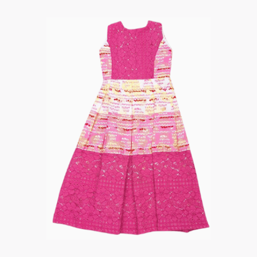 Colorful Ready-Made Girls' Dress – Stylish & Comfortable