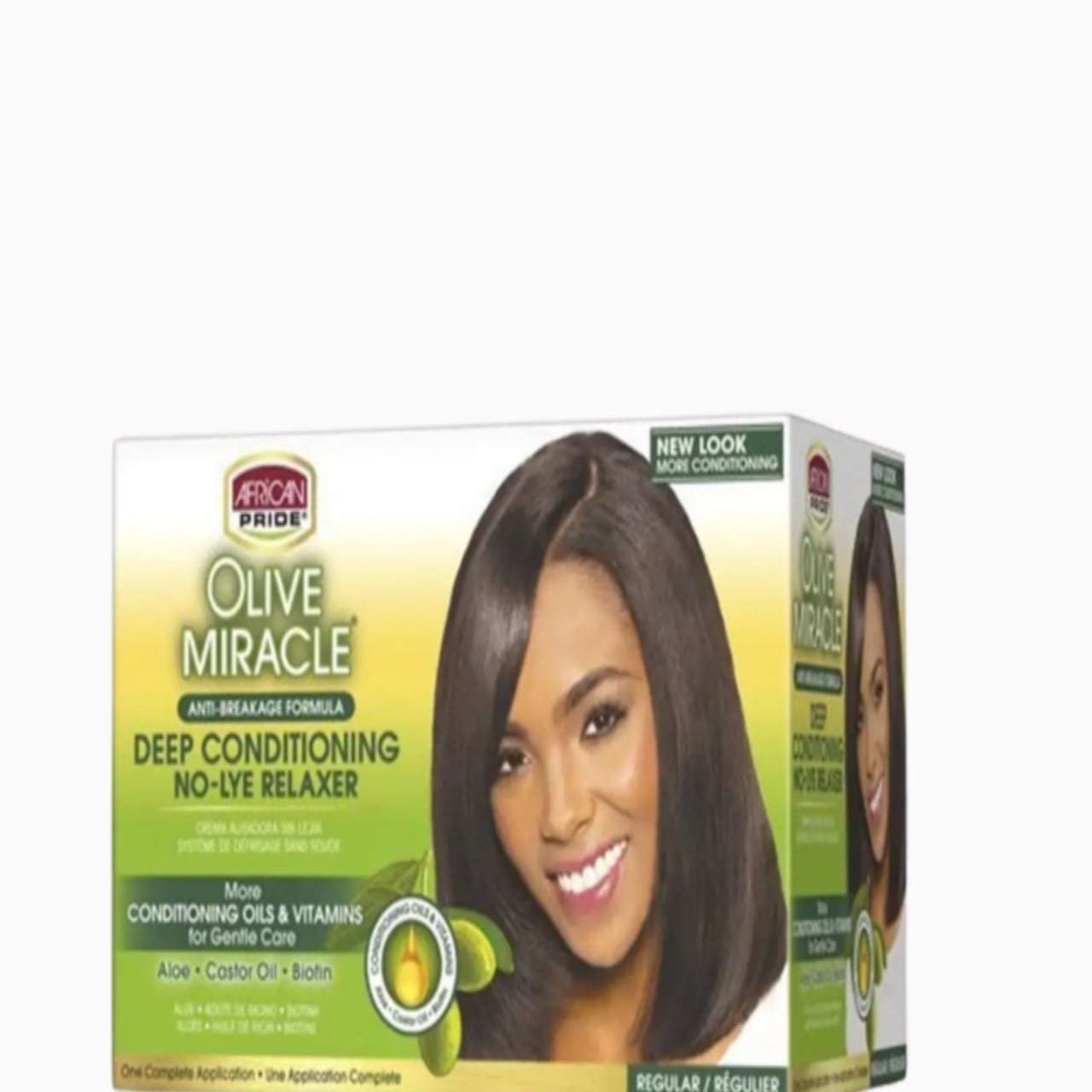  Infused with olive oil, this relaxer strengthens and smooths while reducing breakage.