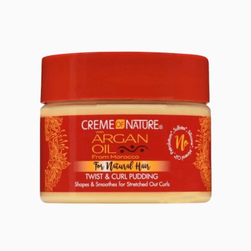  This curl cream features natural ingredients such as argan oil, shea butter, and coconut oil