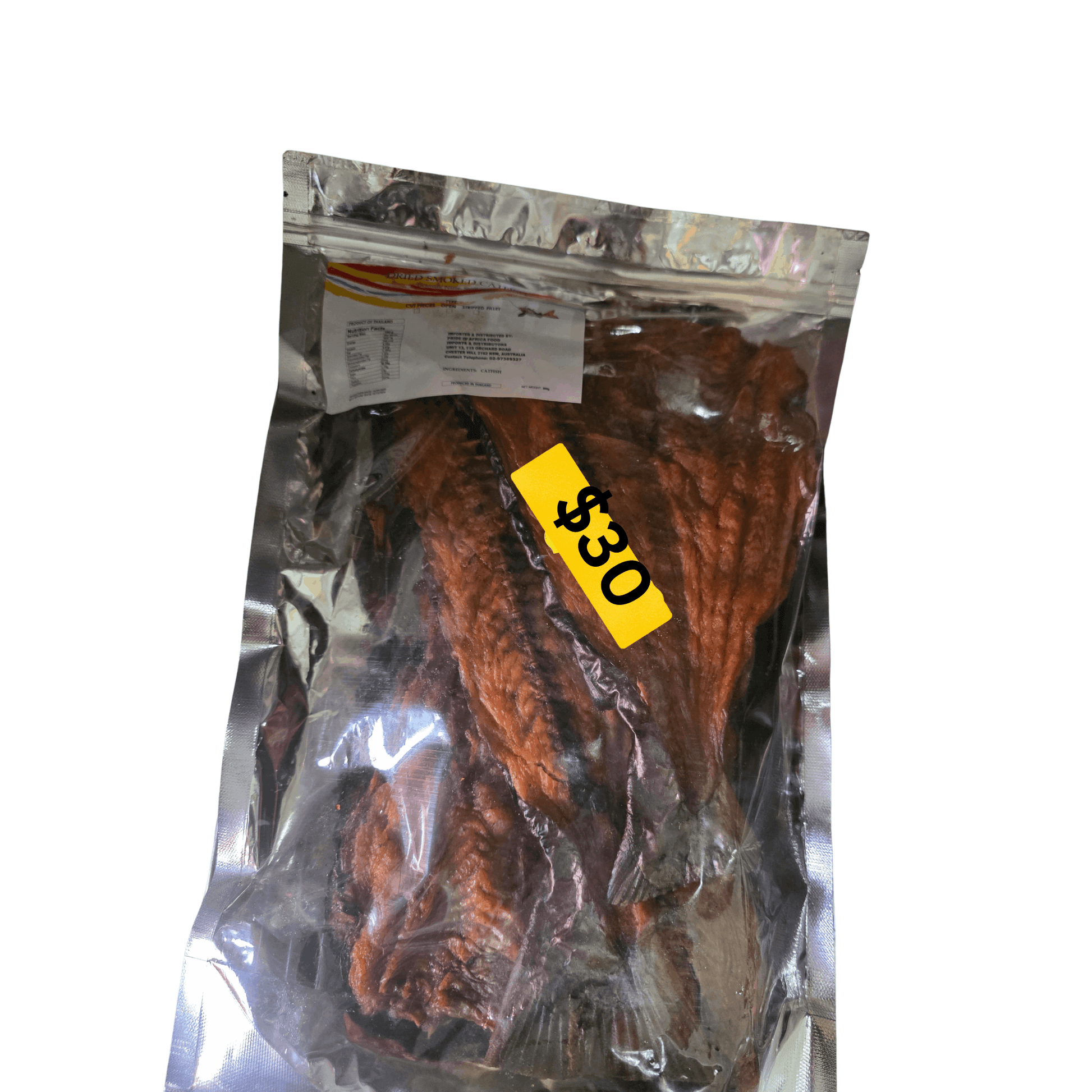 Enjoy the rich, smoky flavor of authentic African smoked catfish. Perfect for soups, stews, sauces, and traditional African dishes, this premium dried fish is carefully smoked for freshness, delicious taste, and long-lasting quality. Ideal for home cooking and special meals.
