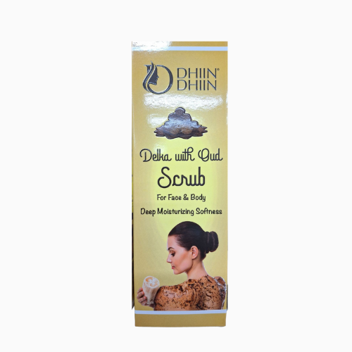 This exfoliating scrub gently removes dead skin cells, revealing fresh, glowing skin. Ideal for all skin types