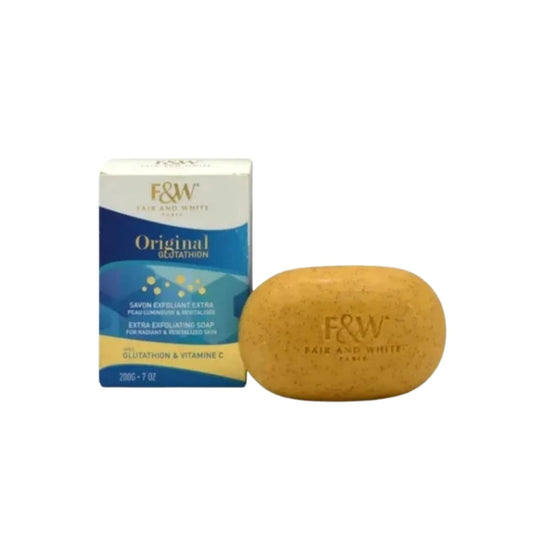 This powerful soap exfoliates and removes dead skin cells while brightening your complexion.