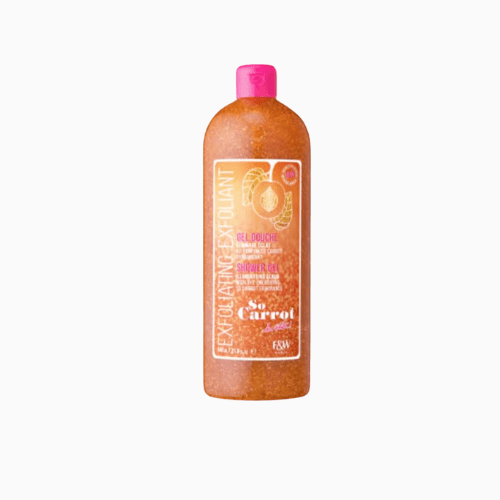 This invigorating shower gel combines exfoliating properties with the brightening benefits of carrot extract to remove dead skin cells and impurities
