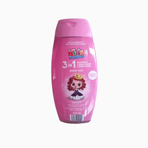 This gentle formula cleanses and conditions hair while keeping skin soft and fresh.