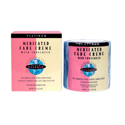 Medicated Fade Creme with Sunscreen packaging on a white background