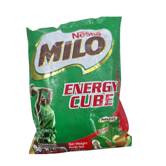 Green Milo Energy Cube packaging with Nestle logo on a white background