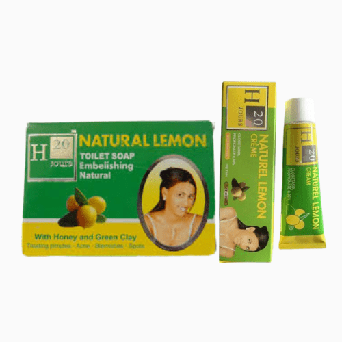 H20 Natural Lemon Tube & Soap – Brighten Your Skin Naturally