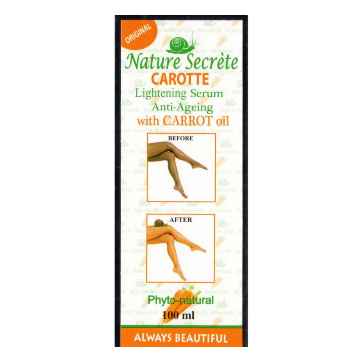 Nature Secrete Serum with Carrot Oil is a nourishing skincare serum designed to moisturize
