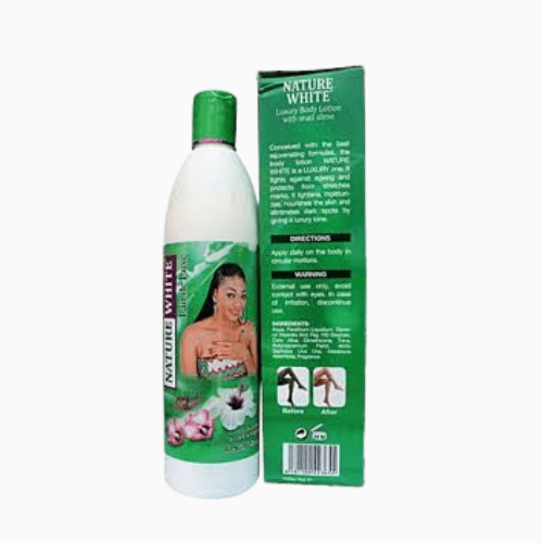 This 500 ml lotion hydrates, repairs, and rejuvenates for a radiant glow.