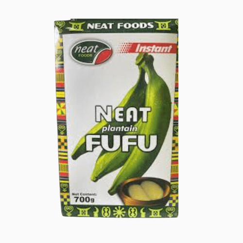 Made from nutritious plantains, this easy-to-prepare fufu is a perfect accompaniment to your favorite soups and stews.