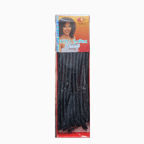 Nina Softex Soft Dread Braids - Color 1 | Natural Black, Lightweight & Stylish