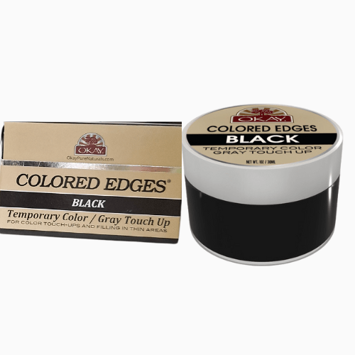  Strong hold with a natural black tint, ideal for a sleek, long-lasting finish that blends with ease.