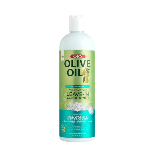 Nourish and protect your hair with ORS Olive Oil Leave-In Silkening Conditioner 16oz. Infused with olive oil and natural ingredients, it smooths frizz, detangles, adds shine, and leaves hair silky soft. Perfect for daily use on all hair types
