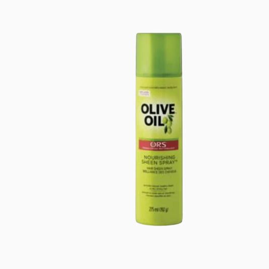 Infused with olive oil, this nourishing spray adds a brilliant sheen while moisturizing and protecting your hair