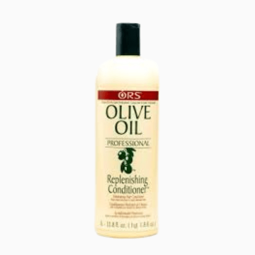 Revitalize your hair with ORS Olive Oil Replenishing Conditioner. Infused with olive oil, it deeply nourishes, restores moisture, and strengthens strands for soft, manageable, and healthy-looking hair