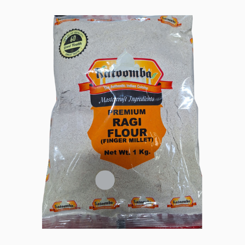 This is a nutritious, gluten-free flour made from whole grain finger millet. Rich in fiber, calcium, and essential nutrients, it's perfect for healthy baking and cooking.