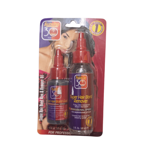 Super Hair Bond Remover packaging with a woman's face on a white background