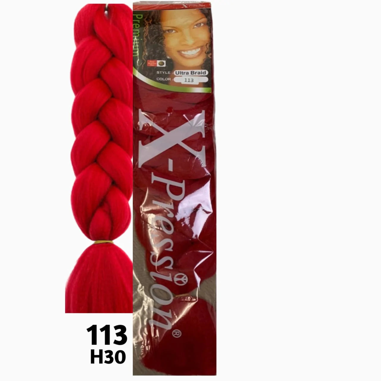 This high-quality braiding hair offers a bold, vibrant color and a soft, smooth texture, perfect for creating eye-catching braids.
