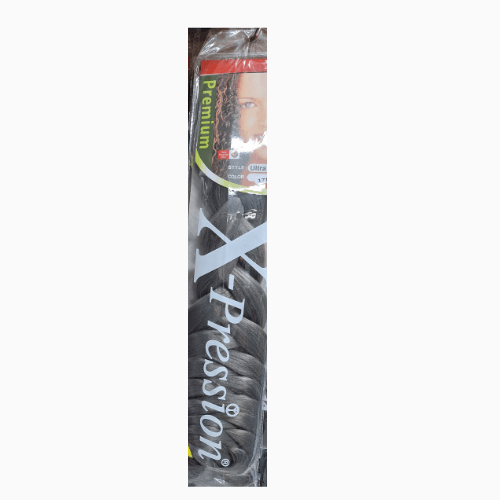 Shop Xpression Ultra Braid in popular Colour 171. This pre-stretched, synthetic braiding hair is perfect for protective styles like knotless braids, offering a natural-looking blend, minimal shedding, and a soft finish for comfortable wear.