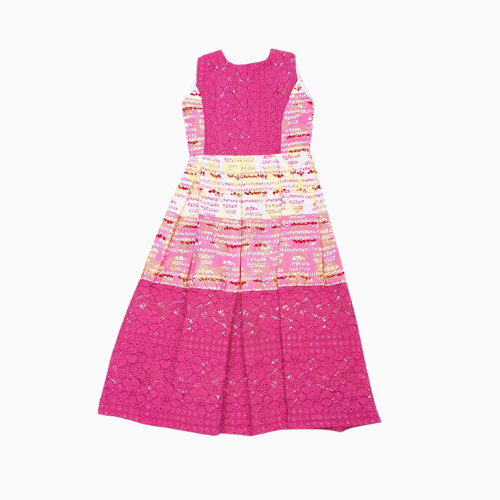  Made from soft, breathable fabric, this vibrant dress ensures comfort and style for your little one.